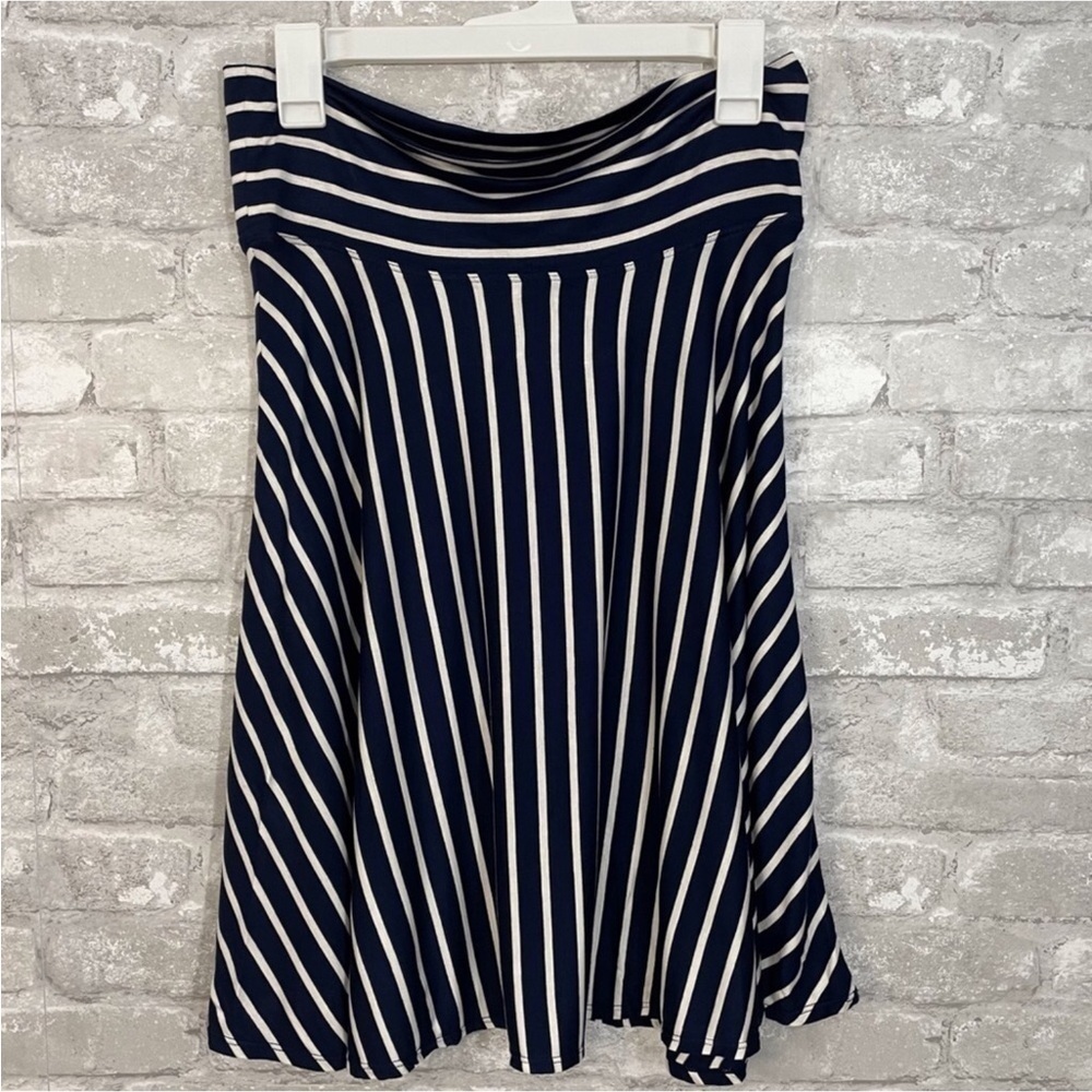 Max Studio Striped Skirt